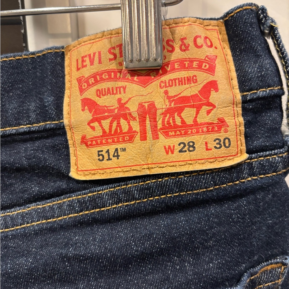 Levi's 514 Slim Straight Dark Blue Jeans